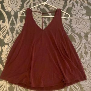 Flowy v neck tank top